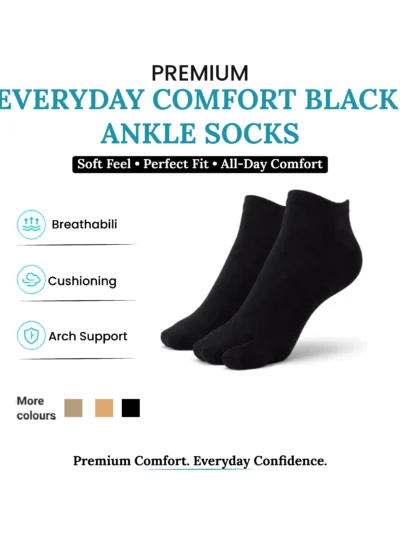 Women Ankle Toe Socks (Pack of 5)