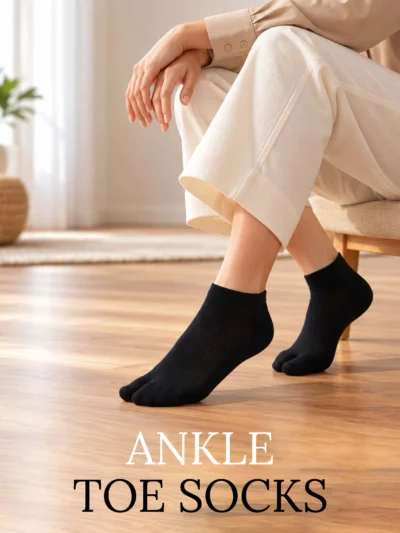 Women Ankle Toe Socks (Pack of 5)