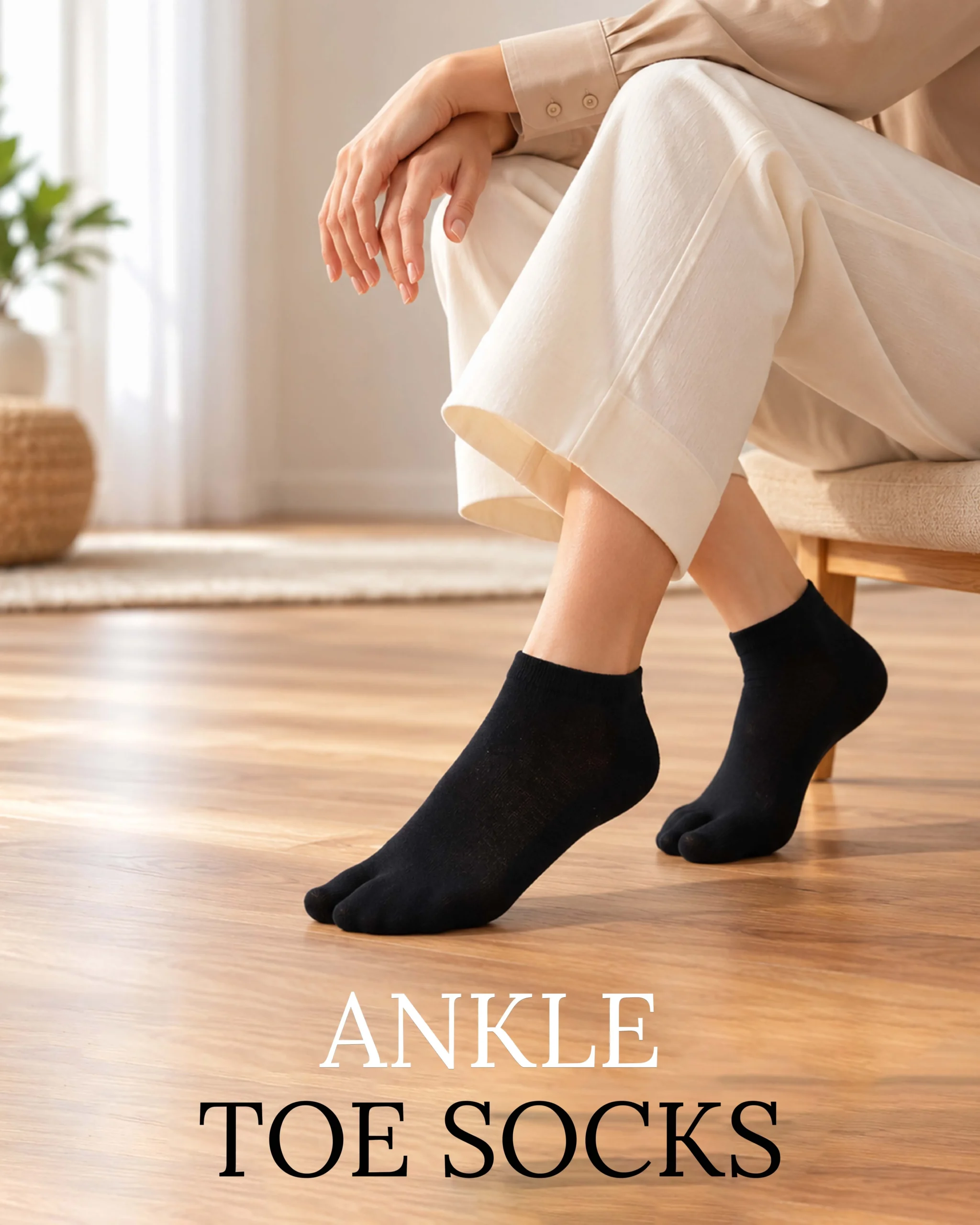 Women Ankle Toe Socks (Pack of 5)