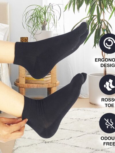 Women Ankle Toe Socks (Pack of 5)