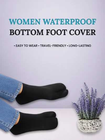 Women Waterproof Bottom Footcover (Pack of 5)