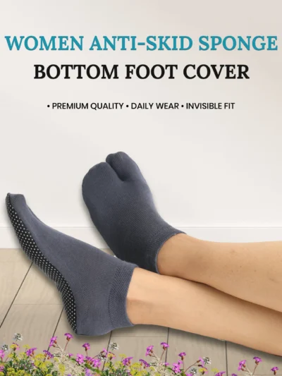 women anti skid sponge bottom footcover